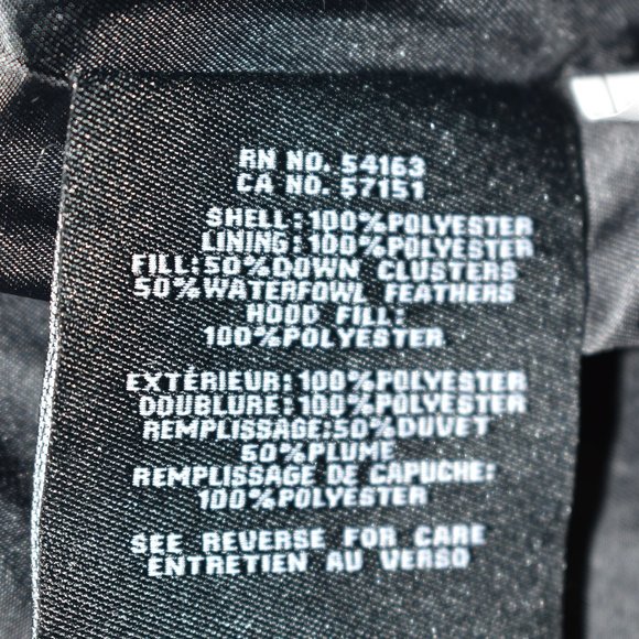 $400 COLE HAAN Zip Front Down Jacket PARKA PUFFER WINTER COAT BLACK XL - Picture 8 of 8